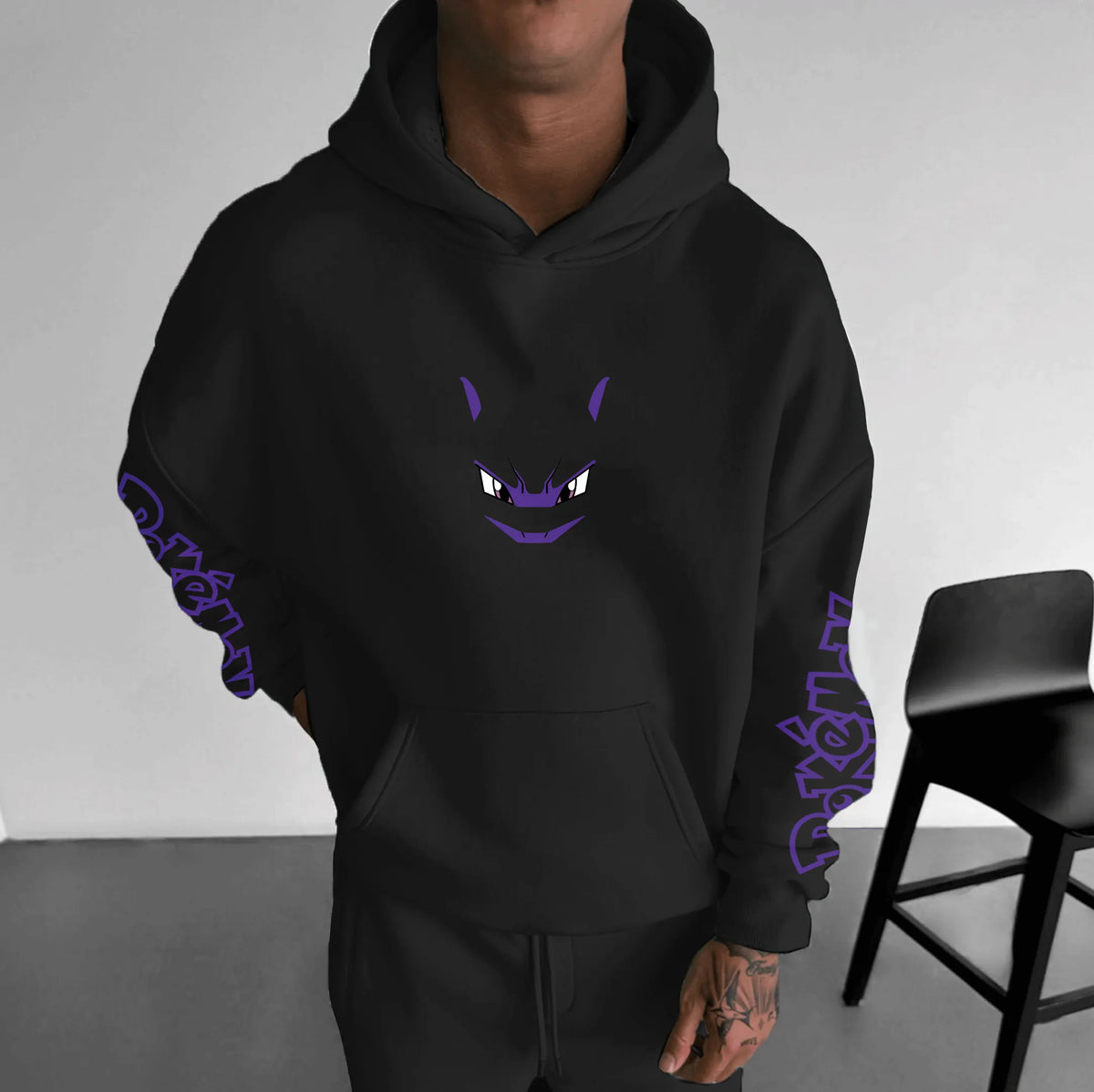 PKM-Unisex Anime Graphic Streetwear Vintage Hoodie