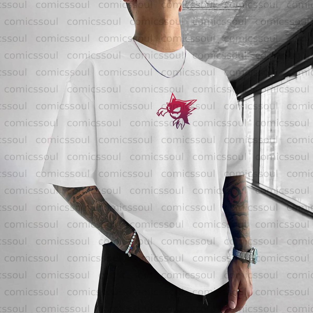 PKM-Unisex Anime Inspired Vintage T-Shirt