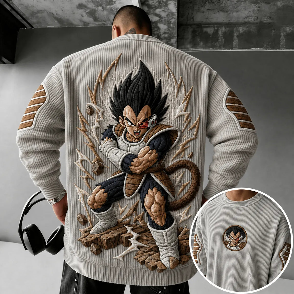 Dragon Ball Unisex Anime-print Crewneck Sweatshirt