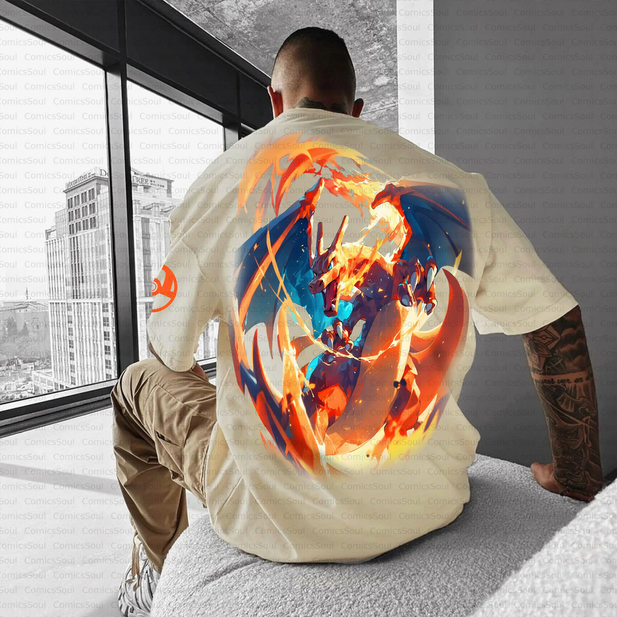 PKM-Unisex Anime Inspired Vintage T-Shirt