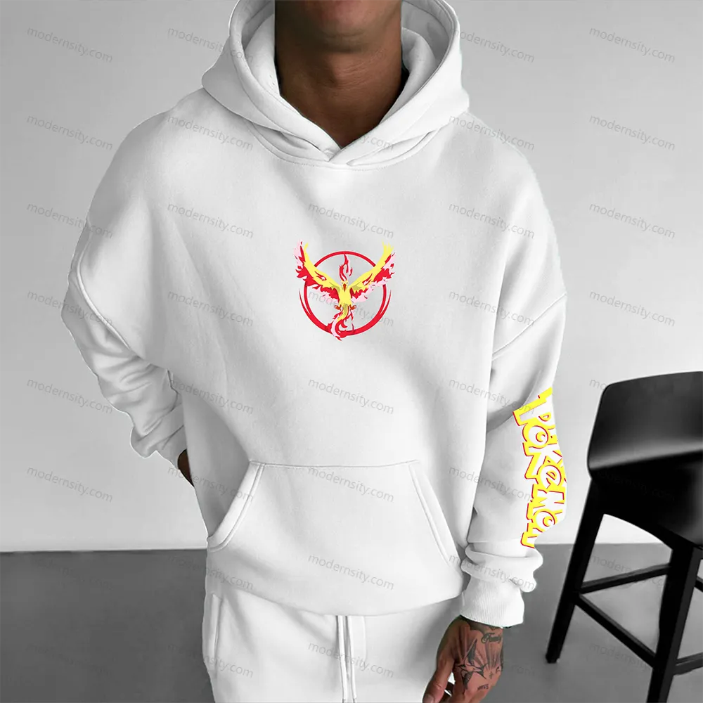 PKM-Unisex Anime Graphic Streetwear Vintage Hoodie