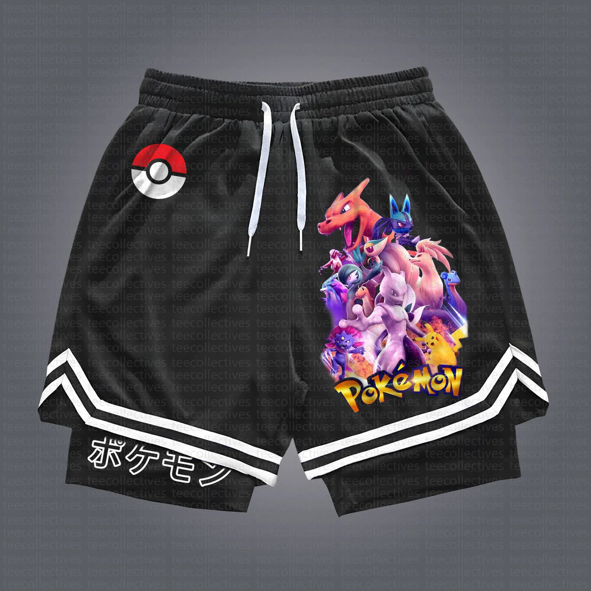 PKM-Unisex “Pokemon” Casual Streetwear Shorts