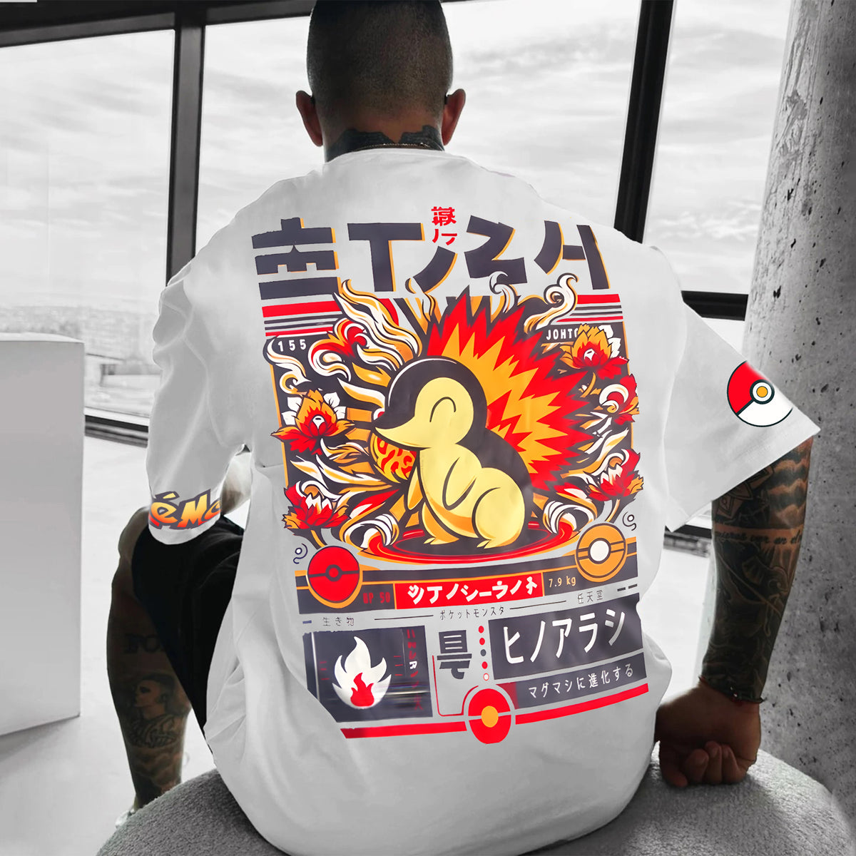 PKM-Unisex Anime Inspired Vintage T-Shirt
