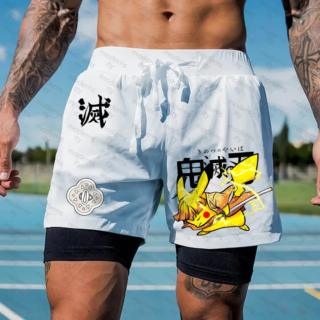 PKM-Unisex Casual Anime Streetwear Shorts