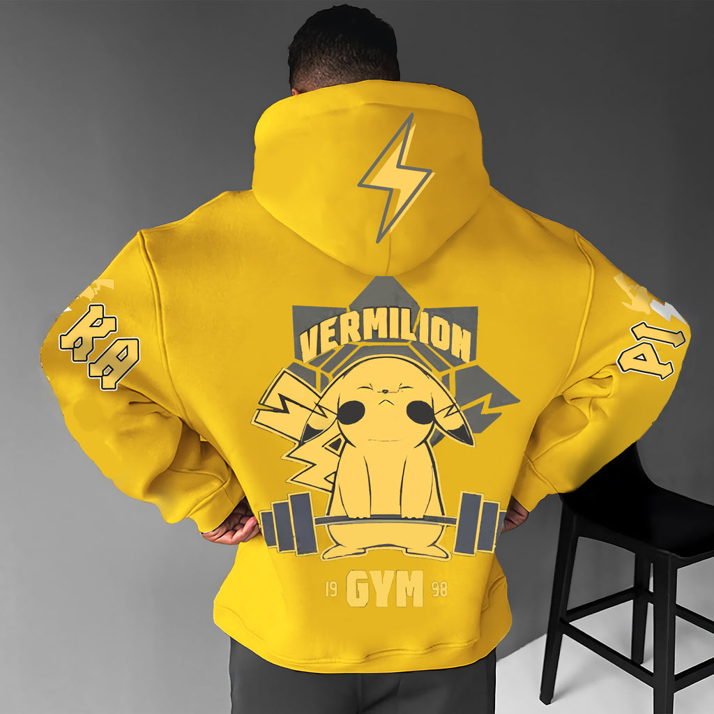 PKM-Unisex Anime Graphic Streetwear Vintage Hoodie