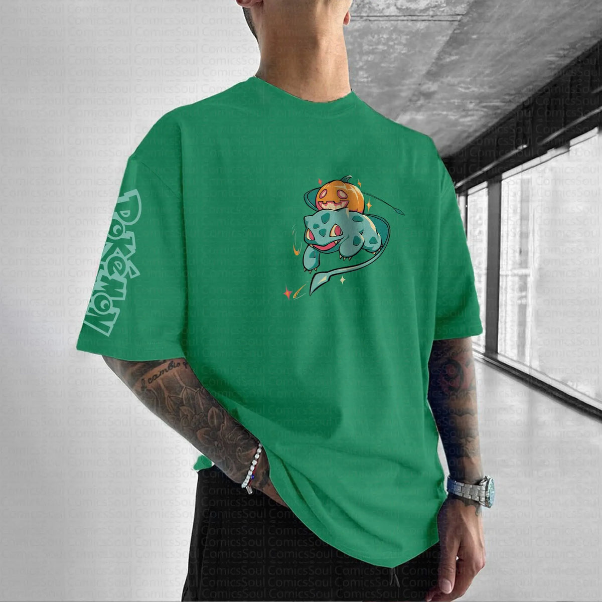 PKM-Unisex Anime Inspired Vintage T-Shirt
