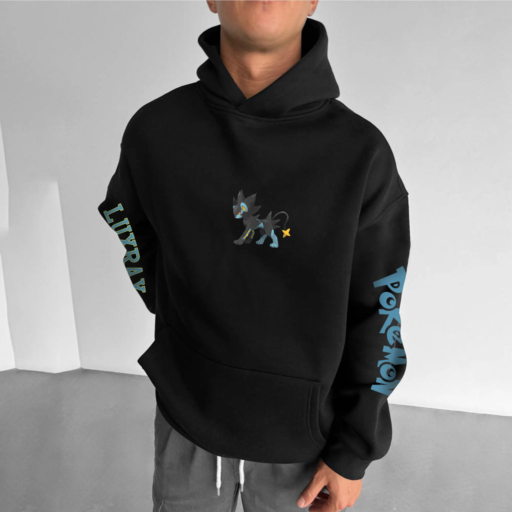 PKM-Unisex Anime Graphic Streetwear Vintage Hoodie