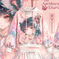 The Apothecary Diaries vintage hoodie and shorts set
