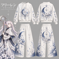 frieren vintage hoodie and shorts set