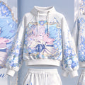 Frieren: Beyond Journey's End vintage hoodie and shorts set