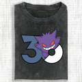 PKM-Unisex Anime Inspired Vintage Washed T-Shirt