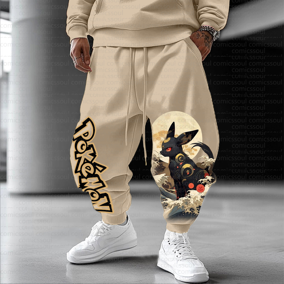 PKM-Unisex Anime Inspired Vintage Pants