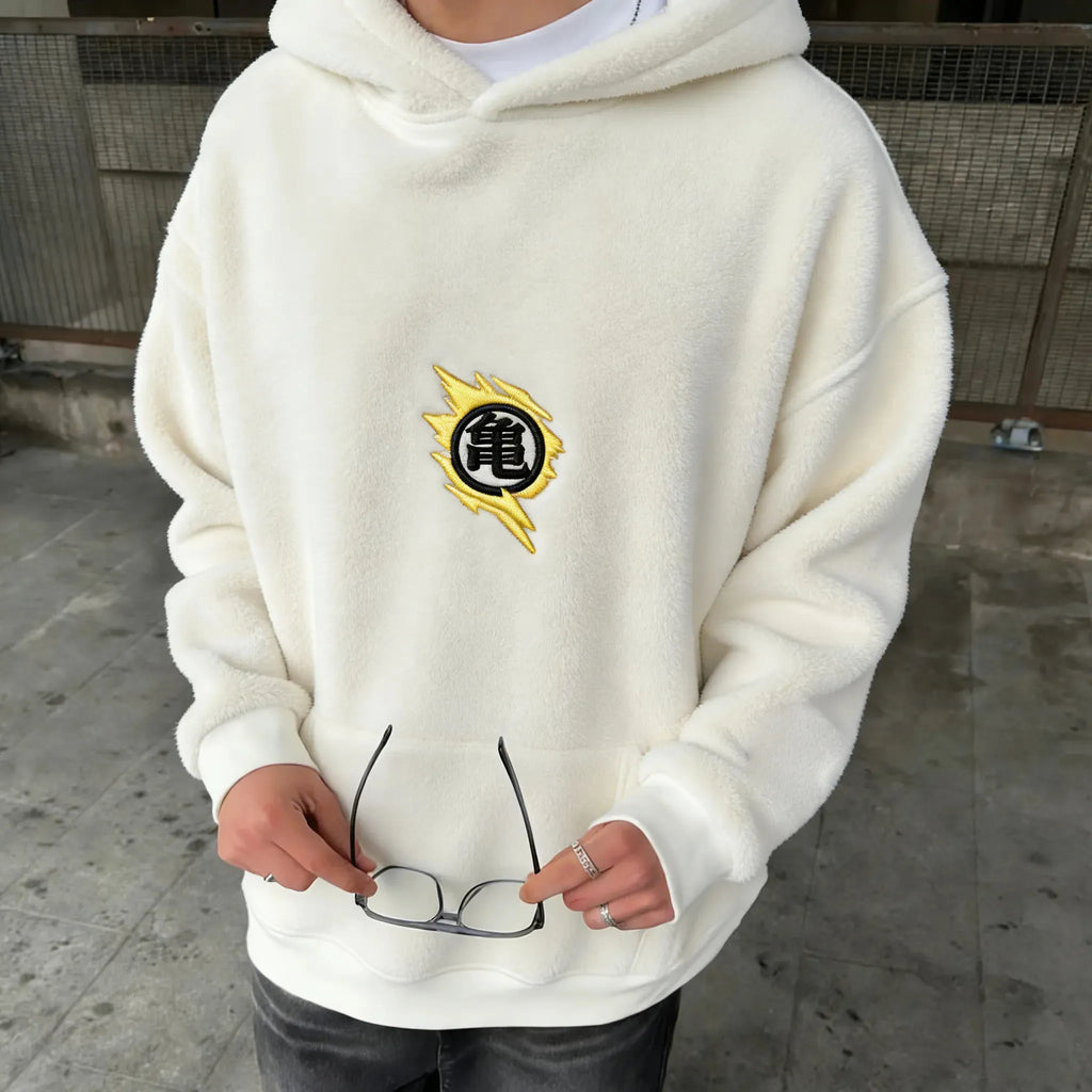Dragon Ball Color Blocked Plush Hoodie