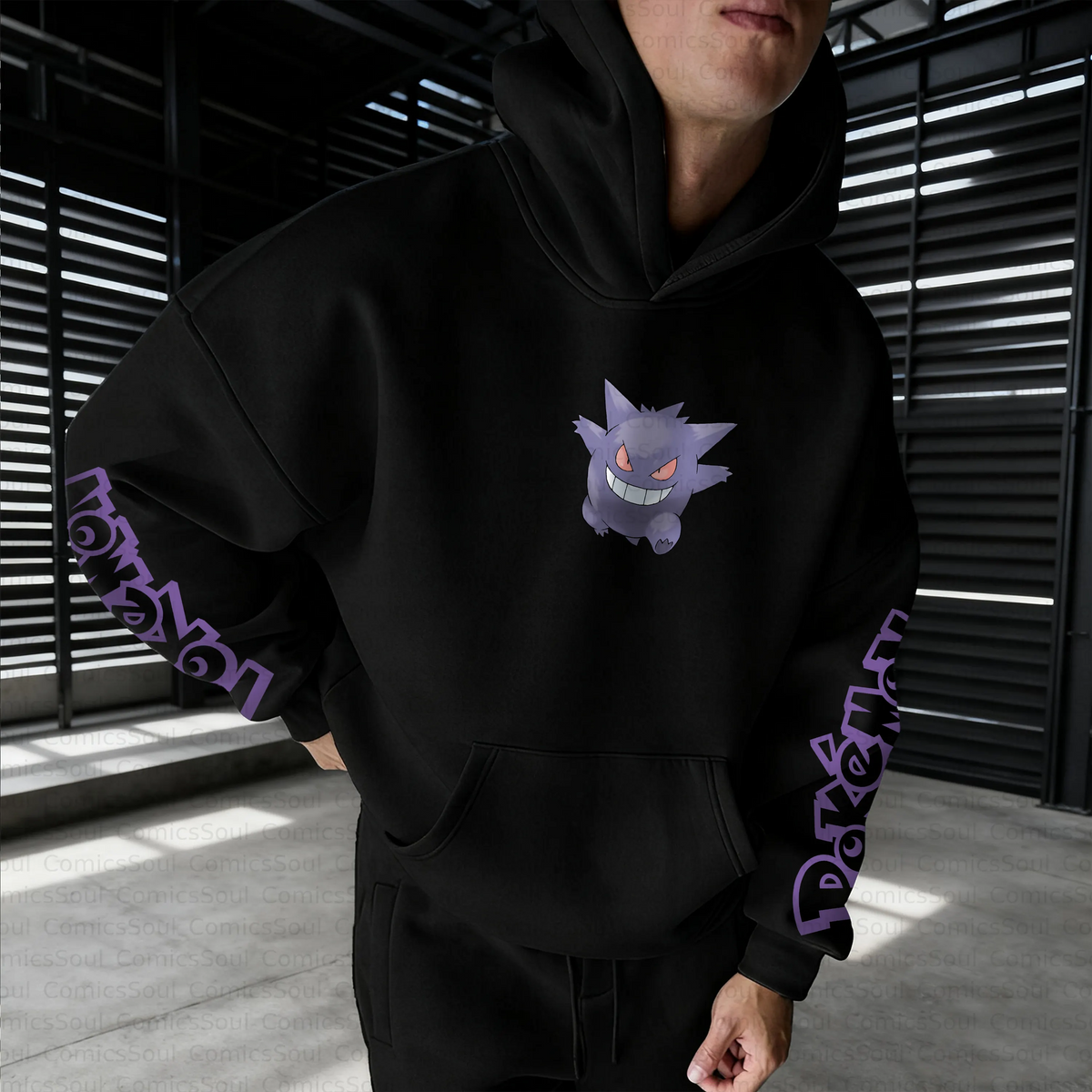 PKM-Unisex Anime Inspired Vintage Plush Hoodie