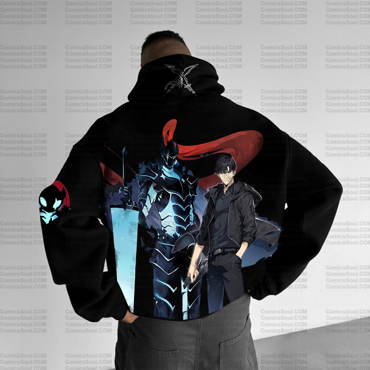 SL-Unisex Graphic Streetwear Vintage Plush Hoodie