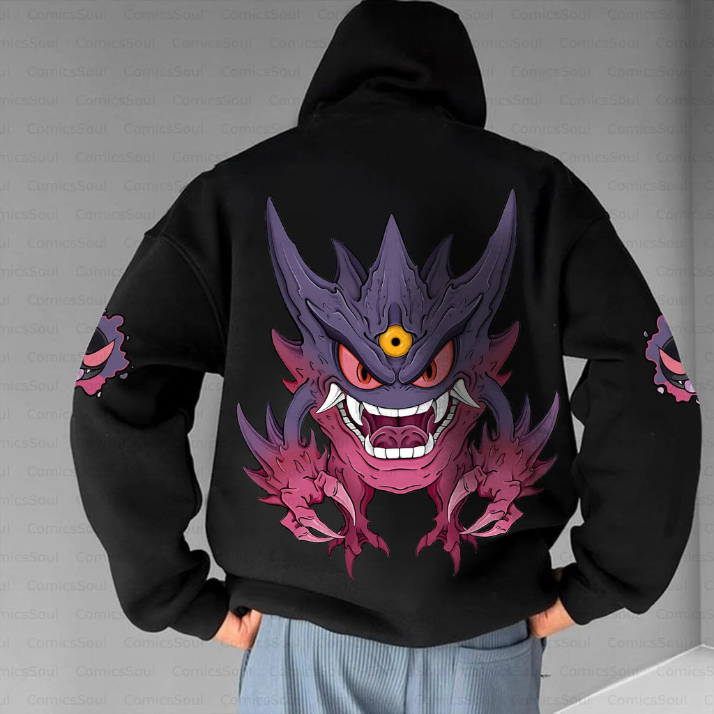 PKM-Unisex Graphic Streetwear Vintage Plush Hoodie