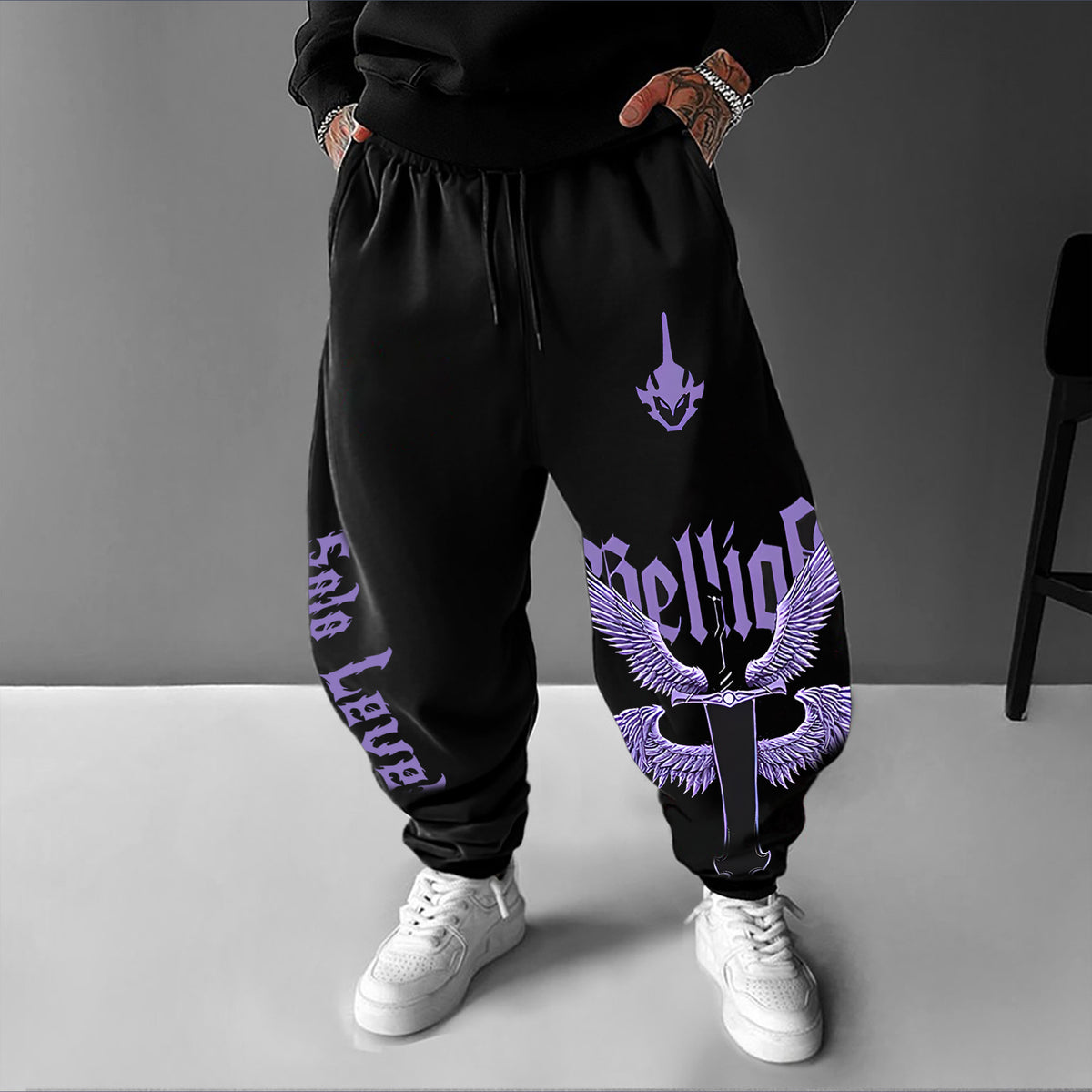 SL-Unisex Casual Anime Streetwear Pants