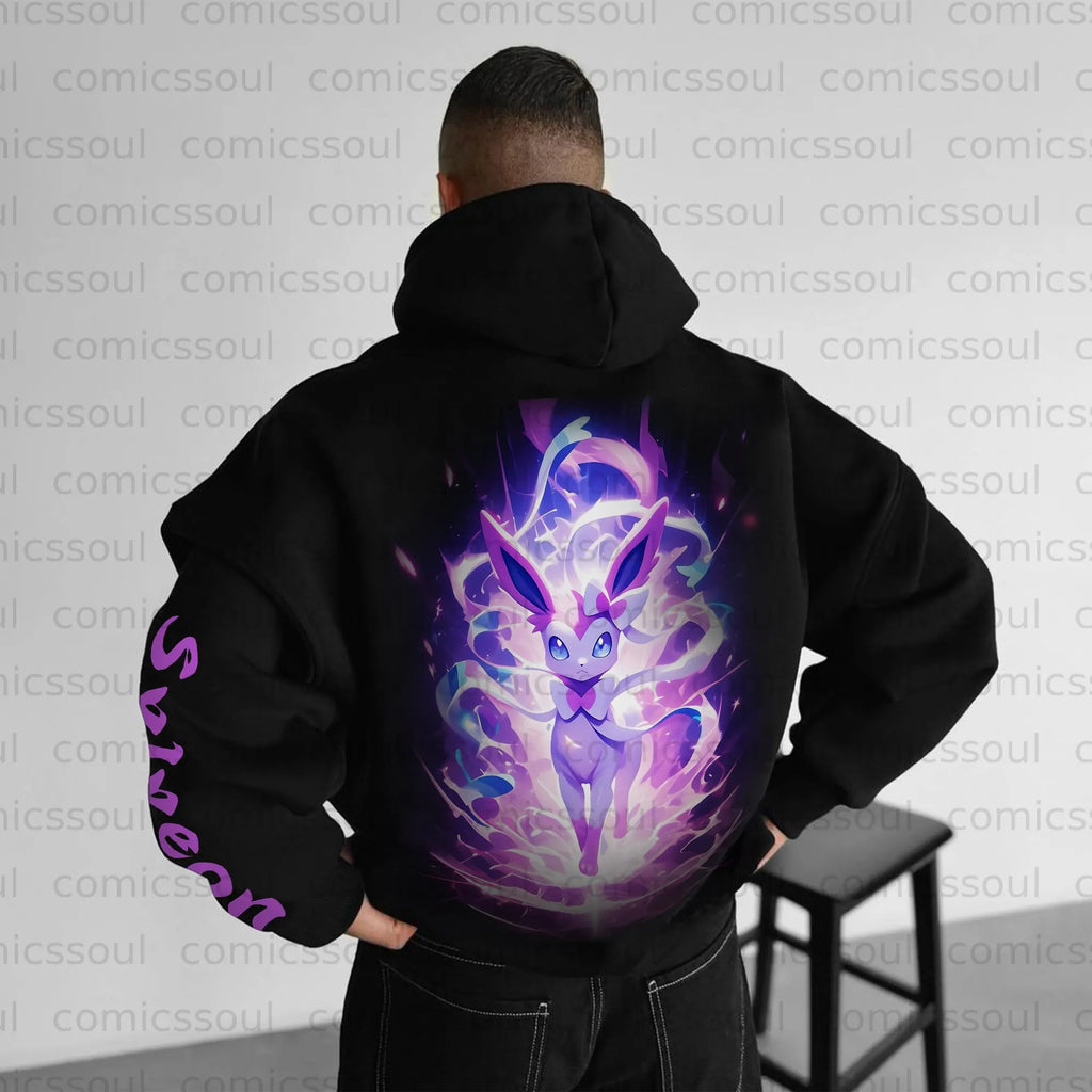PKM-Unisex Anime Graphic Streetwear Vintage Hoodie
