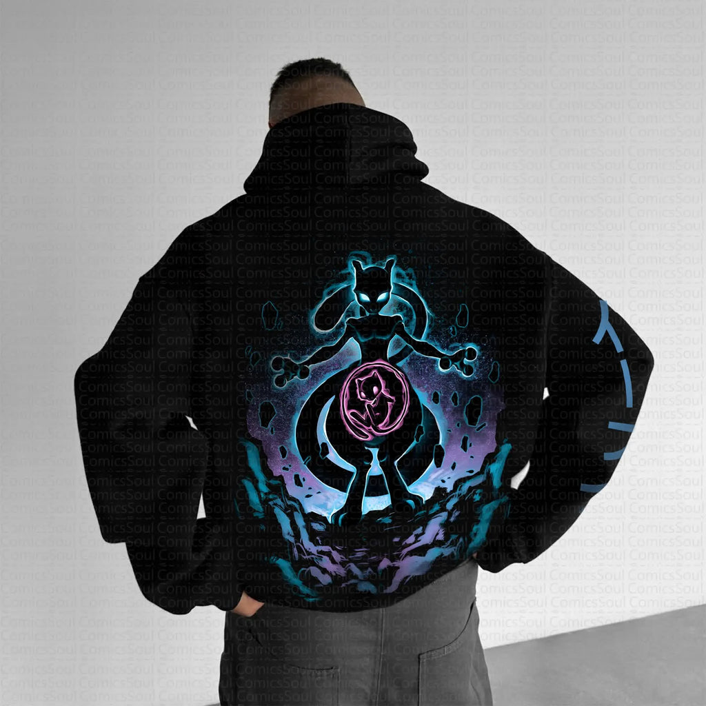 PKM-Unisex Anime Graphic Streetwear Vintage Hoodie