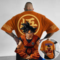 Dragon Ball Unisex Anime-Style Retro Corduroy Oversized T-Shirt