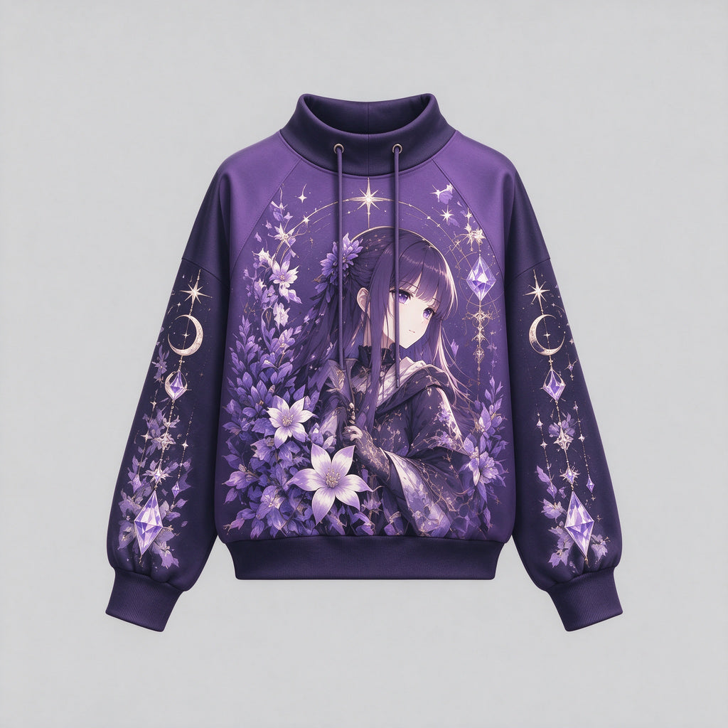 frieren vintage hoodie and shorts set