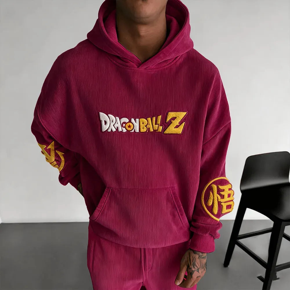 Dragon Ball Color Blocked Plush Hoodie