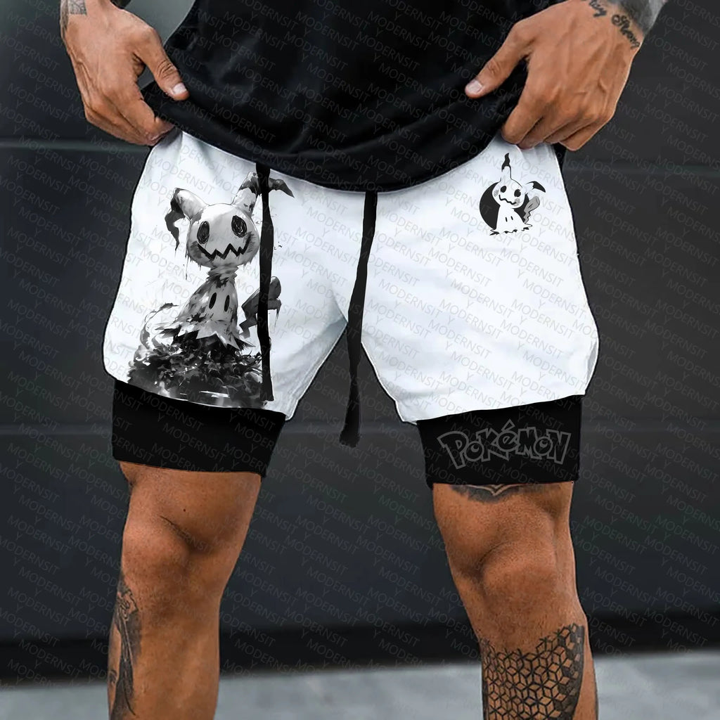 PKM-Unisex Casual Anime Streetwear Shorts