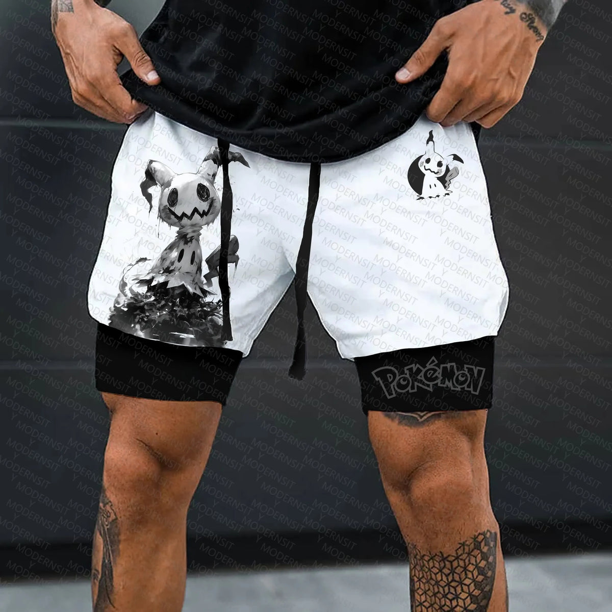 PKM-Unisex Casual Anime Streetwear Shorts