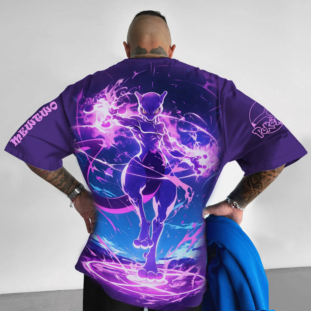 PKM-Unisex Anime Inspired Vintage T-Shirt