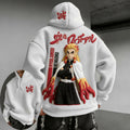 KNY Color-blocked Corduroy Hooded Sweatshirt