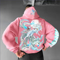 PKM-Unisex Anime Graphic Streetwear Vintage Hoodie