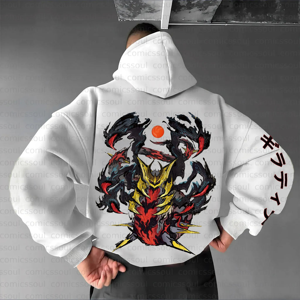 PKM-Unisex Anime Graphic Streetwear Vintage Hoodie