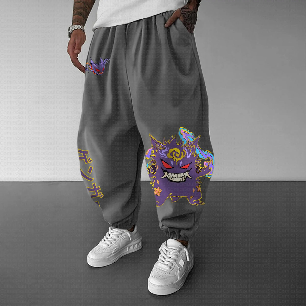 PKM-Unisex Casual Anime Streetwear Pants