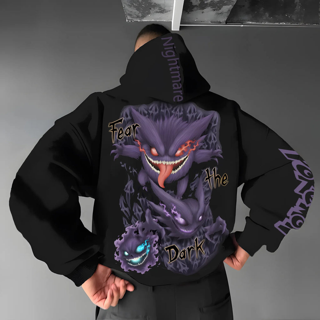 PKM-Unisex Anime Graphic Streetwear Vintage Hoodie