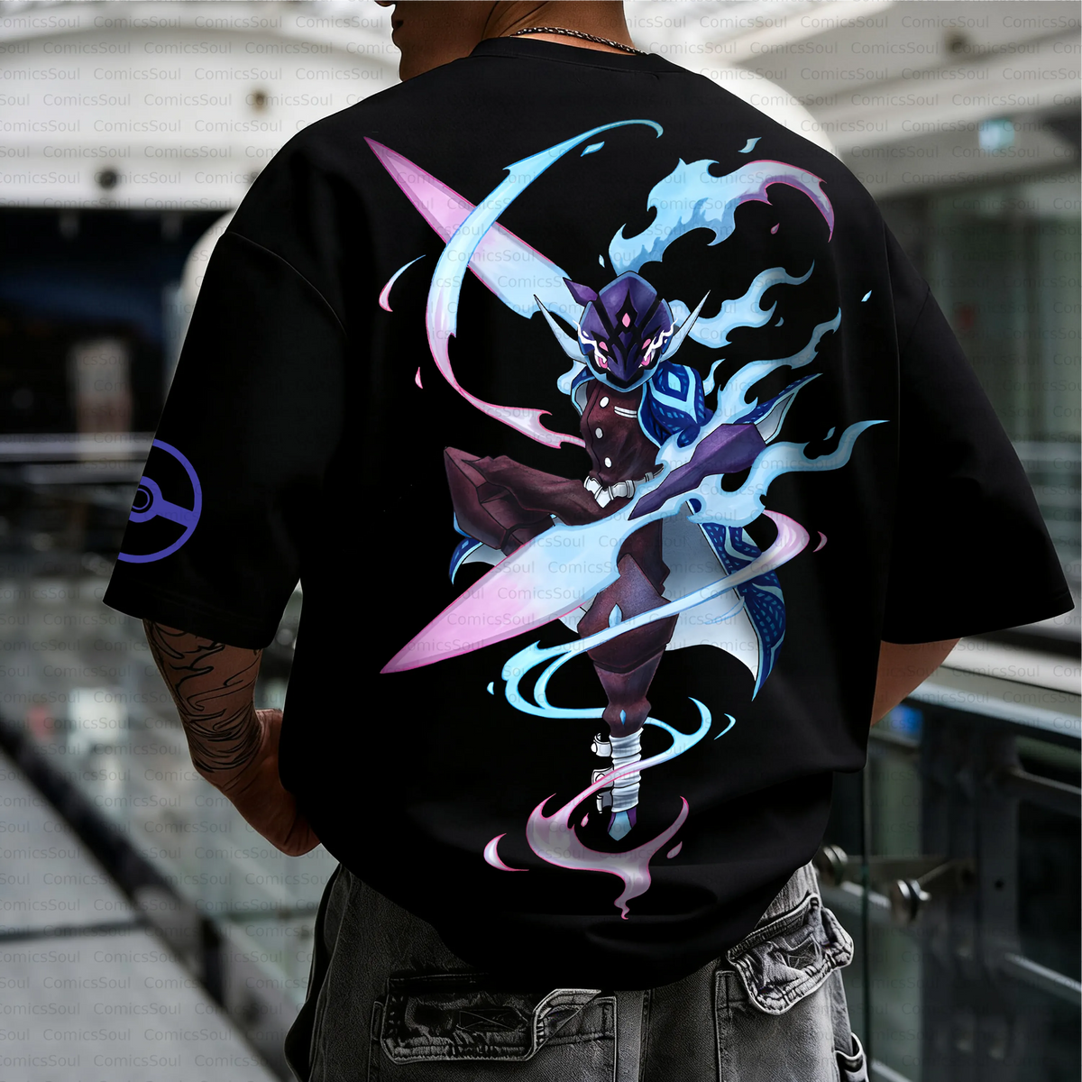 PKM-Unisex Anime Inspired Vintage T-Shirt