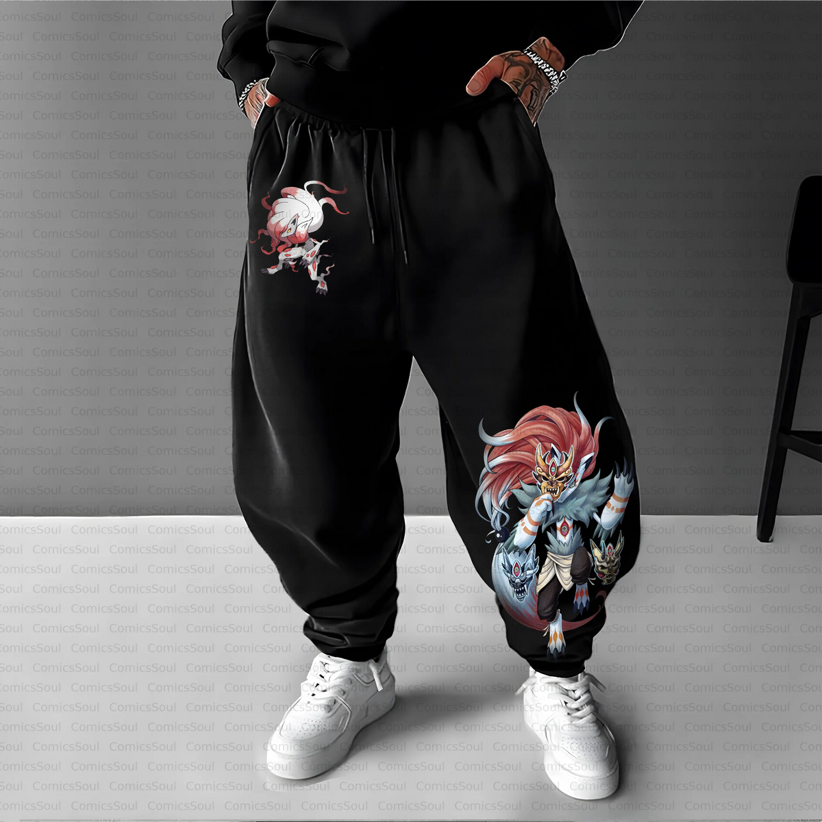 PKM-Unisex Casual Anime Streetwear Pant