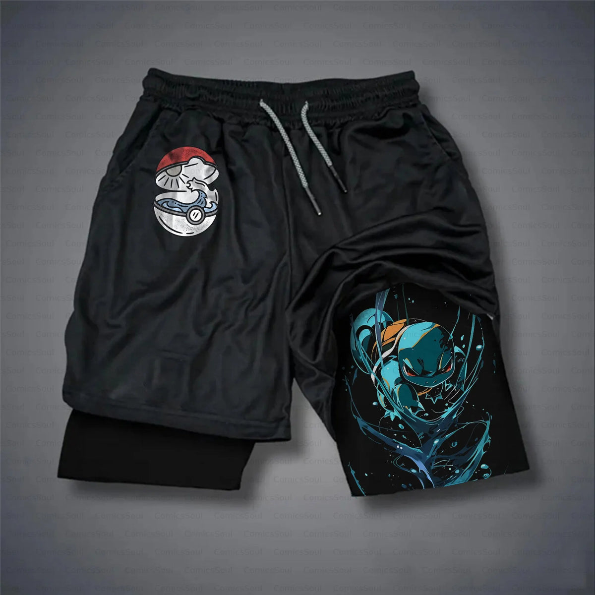 PKM-Unisex Casual Anime Streetwear Gym Shorts