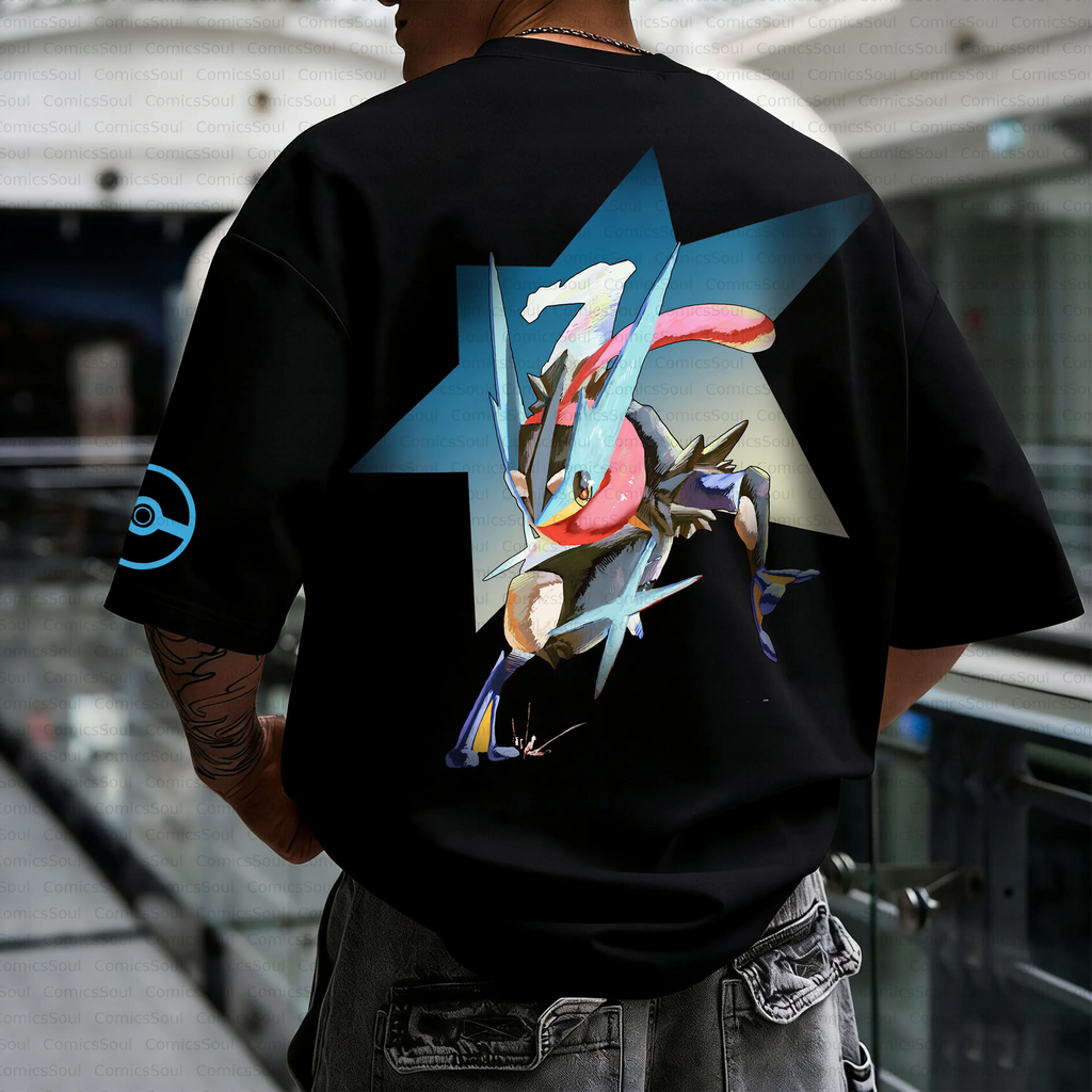 PKM-Unisex Anime Inspired Vintage T-Shirt