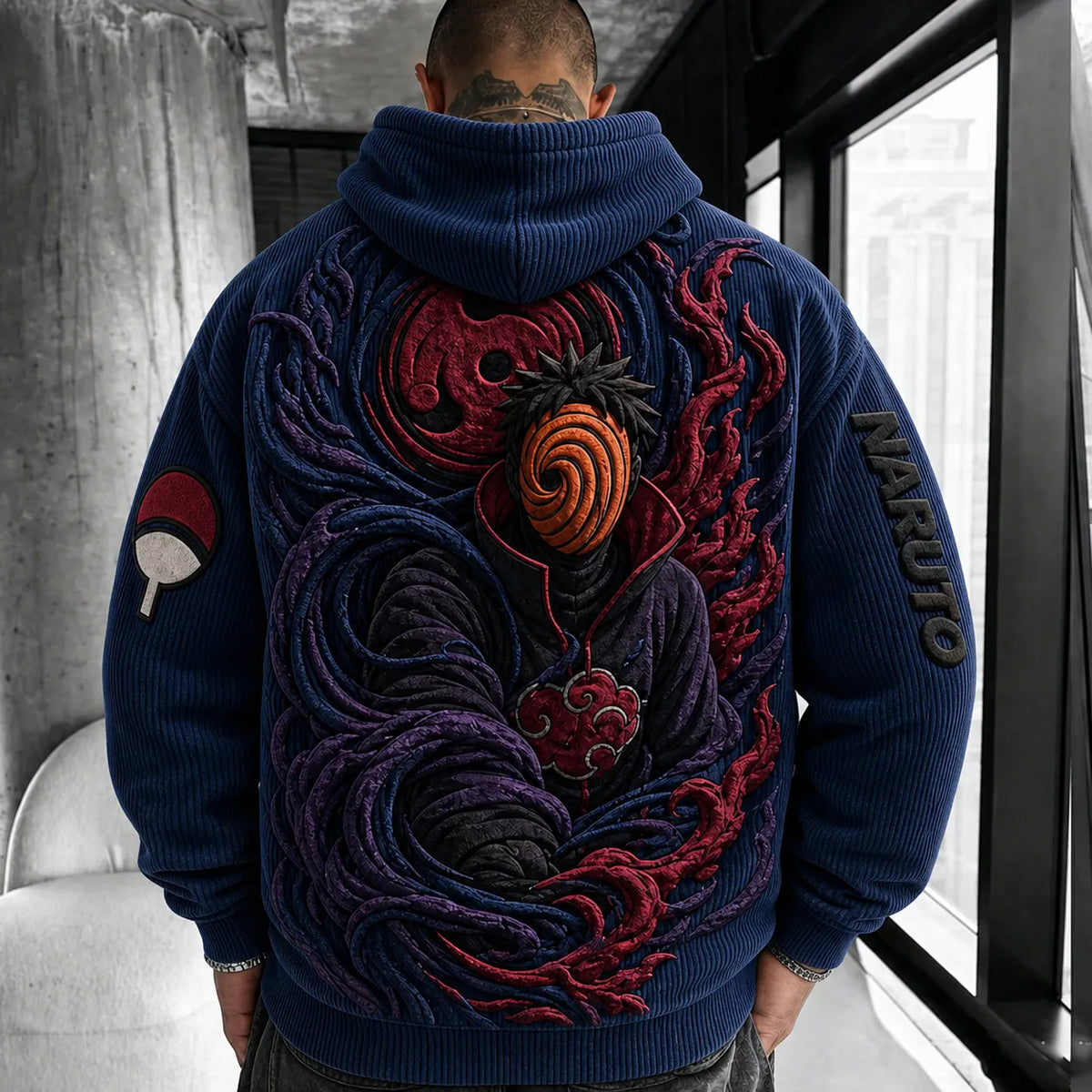 NINDO Unisex Anime-print Hoodie