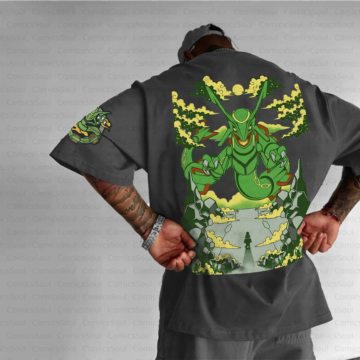 PKM-Unisex Anime Inspired Vintage T-Shirt