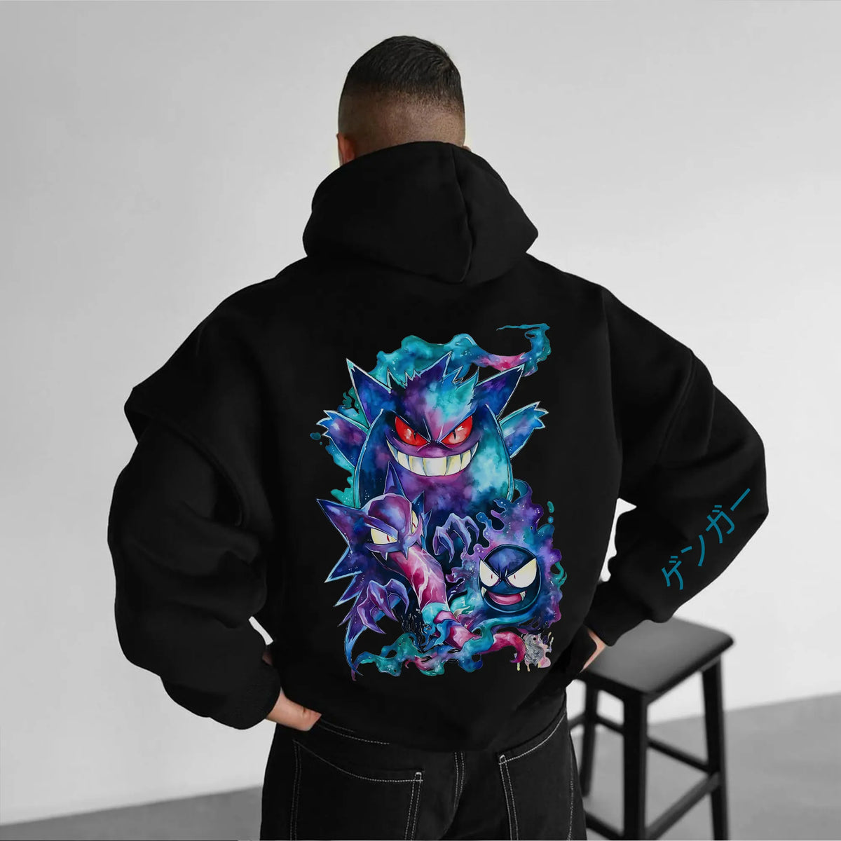 PKM-Unisex Anime Graphic Streetwear Vintage Hoodie