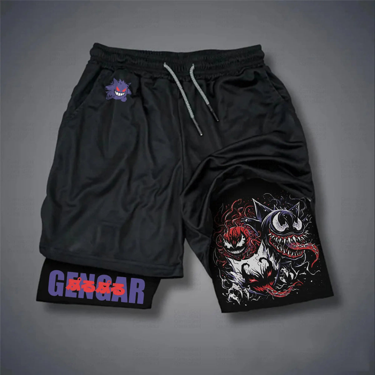 PKM-Unisex Casual Anime Streetwear Shorts