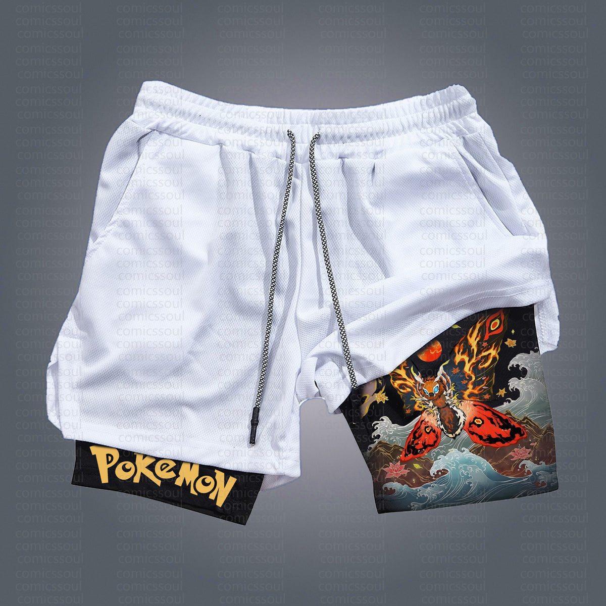PKM-Unisex Casual Anime Streetwear Shorts