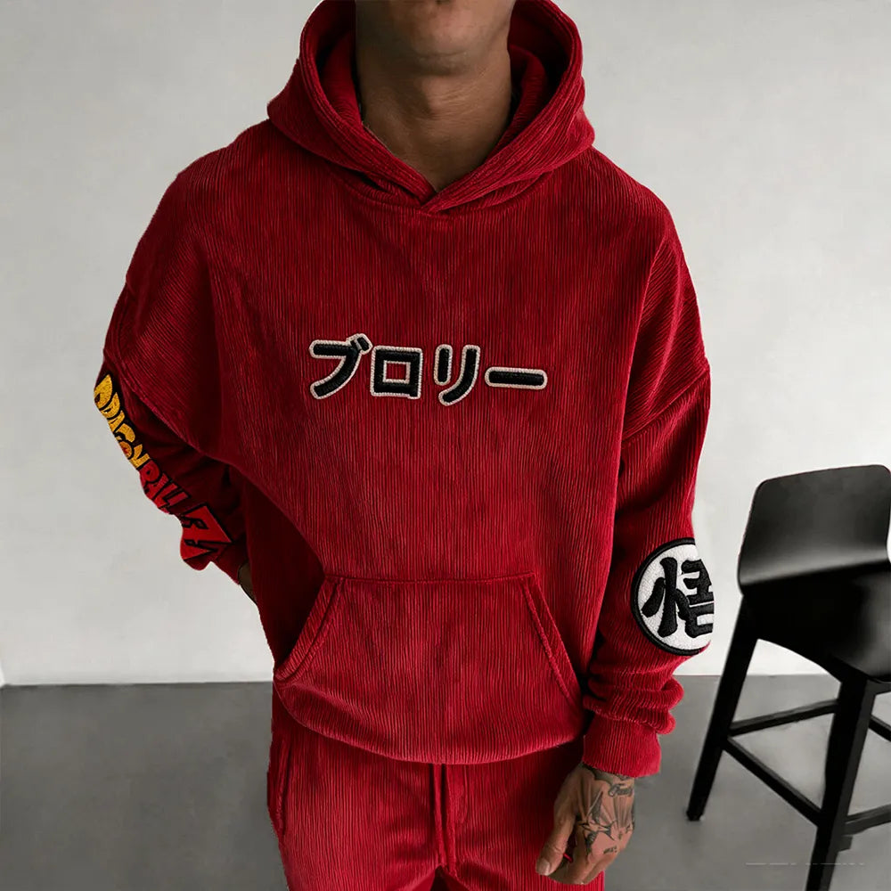 Dragon Ball Color Blocked Plush Hoodie