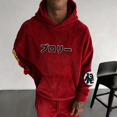Dragon Ball Color Blocked Plush Hoodie