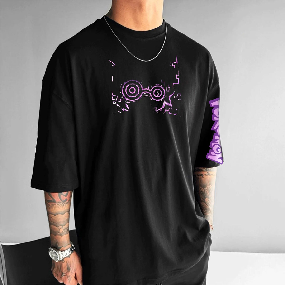 PKM-Unisex Anime Inspired Vintage T-Shirt