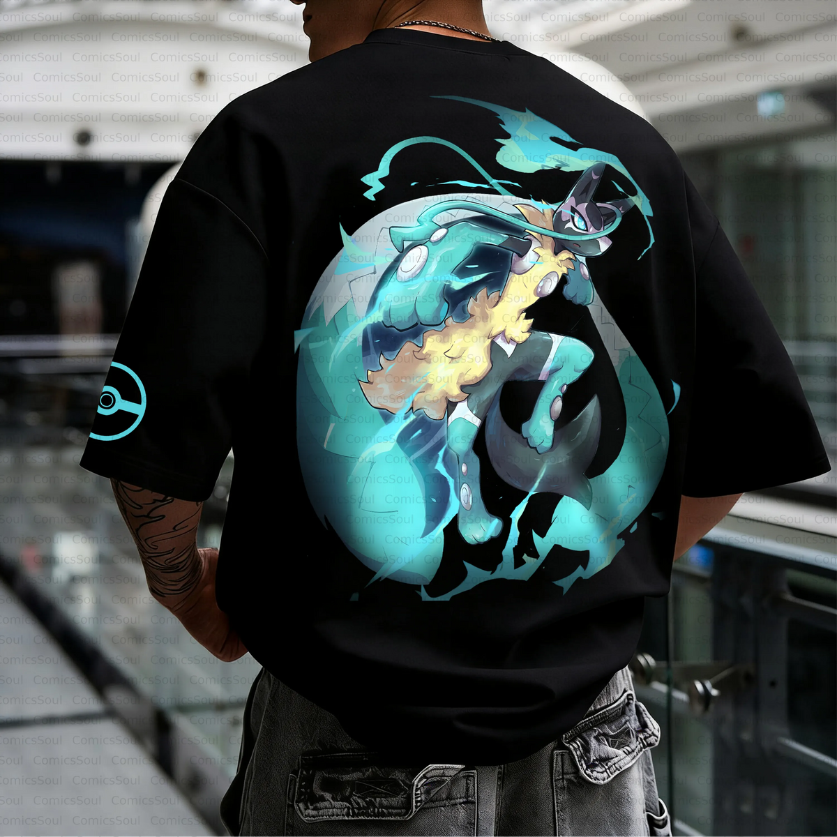PKM-Unisex Anime Inspired Vintage T-Shirt