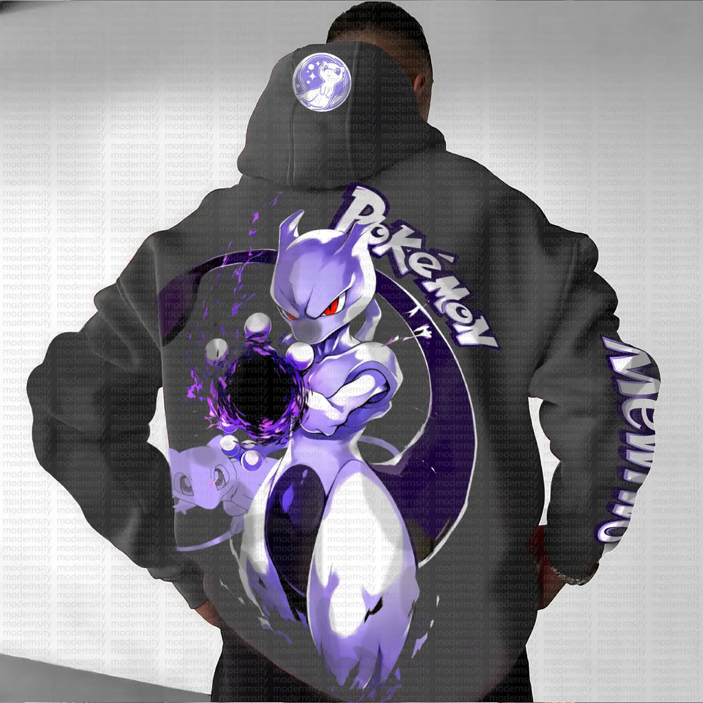 PKM-Unisex Anime Graphic Streetwear Vintage Hoodie