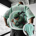 One Piece Unisex Short-Sleeve Corduroy T-Shirt With Anime Print