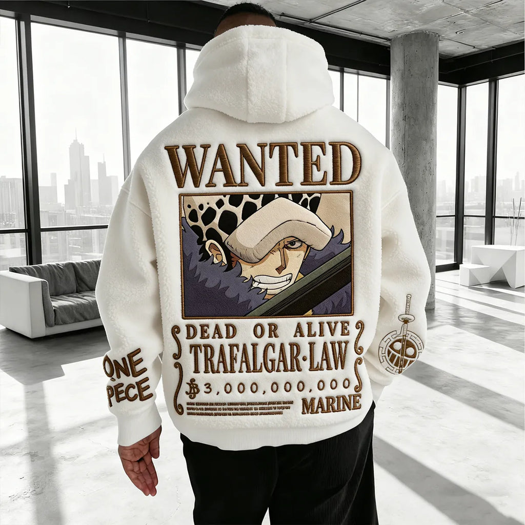One Piece Color-blocked Plush Hoodie
